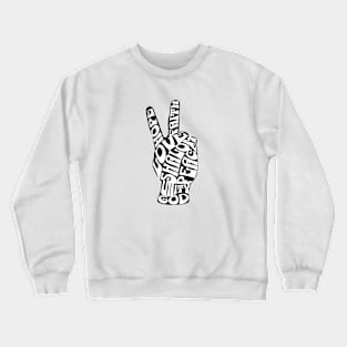 Peace-Shalom - White Text Unisex Christian Cotton T-Shirt, Fun Retro Imagery, Trendy Spiritual Shirt, Christian Apparel, Comy, Soft Crewneck Sweatshirt